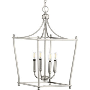 Parkhurst 4 Light 14 inch Brushed Nickel Foyer Pendant Ceiling Light