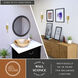 Fulton LED 4.25 inch Satin Brass ADA Wall Light