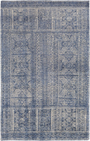 Livorno 36 X 24 inch Dark Blue Rug in 2 x 3, Rectangle