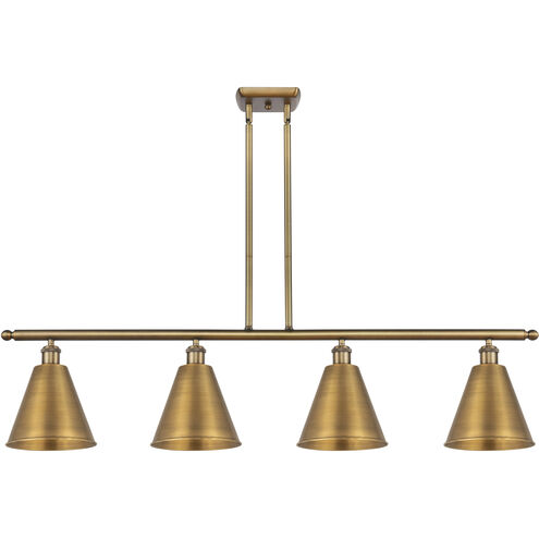 Ballston Cone LED 48 inch Brushed Brass Island Light Ceiling Light