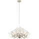 Wildflower 8 Light 32 inch Gold Dust/Artifact Chandelier Ceiling Light, Smithsonian Collaboration