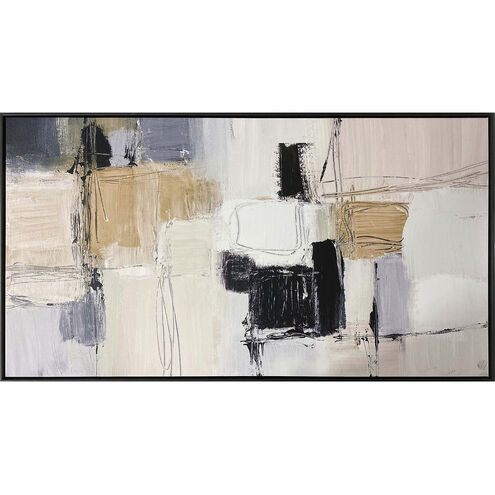Earth Tone Variety Neutral and Beige and White and Black Canvas