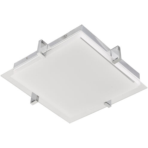 Matrix LED 12.2 inch Chrome Flush Mount Ceiling Light