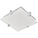 Matrix LED 12.2 inch Chrome Flush Mount Ceiling Light