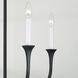 Decklan 4 Light 21.25 inch Black Iron Chandelier Ceiling Light