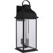 Bent Tree 3 Light 22.75 inch Midnight Outdoor Wall Lantern