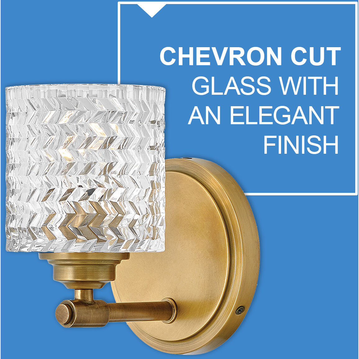 Elle 3 Light 24 inch Heritage Brass Vanity Light Wall Light