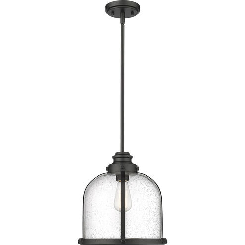 Burren 1 Light 12.25 inch Matte Black Pendant Ceiling Light