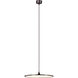 Leja 16 inch Deep Taupe Pendant Ceiling Light