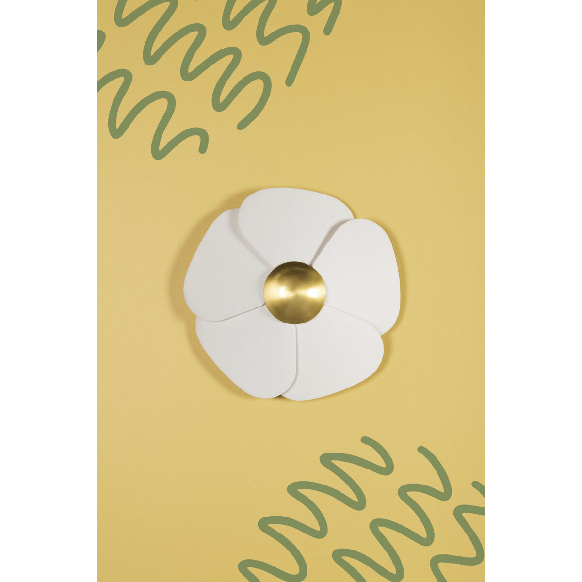 Madeline LED 18 inch Aged Brass Flush Mount Ceiling Light