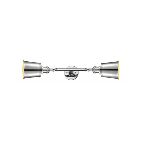 Franklin Restoration Addison 2 Light 5 inch Polished Chrome Bath Vanity Light Wall Light, Franklin Restoration