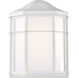 Brentwood 1 Light 10 inch White Outdoor Wall Lantern