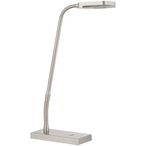 TAVV 22 inch 8 watt Satin Nickel Desk Lamp Portable Light