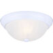 Madison 2 Light 19.25 inch White Flush Mount Ceiling Light