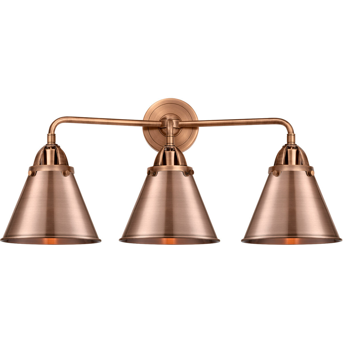 Copper bathroom hot sale light