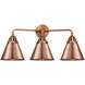 Nouveau 2 Appalachian LED 26 inch Antique Copper Bath Vanity Light Wall Light