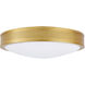 Surrey 2 Light 11 inch Satin Brass Flushmount Ceiling Light