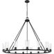 Titus 15 Light 62.5 inch Matte Black Chandelier Ceiling Light