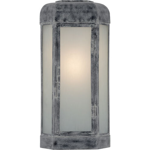 Chapman & Myers Dublin 1 Light 20 inch Weathered Zinc Outdoor Sconce, Large
