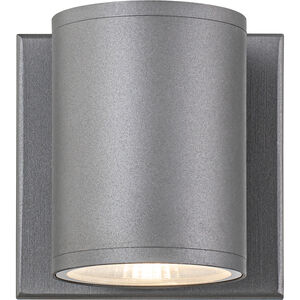 Tubular LED 4.25 inch Grey Wall Sconce Wall Light