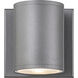 Tubular LED 4.25 inch Grey Wall Sconce Wall Light