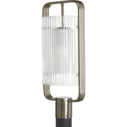 Coupe 1 Light 21 inch Brushed Nickel Outdoor Post Lantern