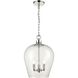Darlene 3 Light 13 inch Polished Chrome Pendant Ceiling Light
