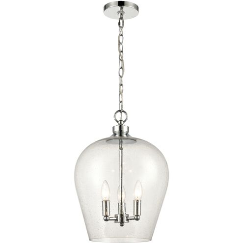 Darlene 3 Light 13 inch Polished Chrome Pendant Ceiling Light