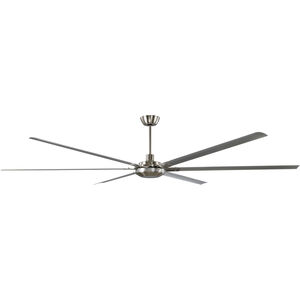 Windswept 102 inch Brushed Polished Nickel Indoor/Outdoor Ceiling Fan