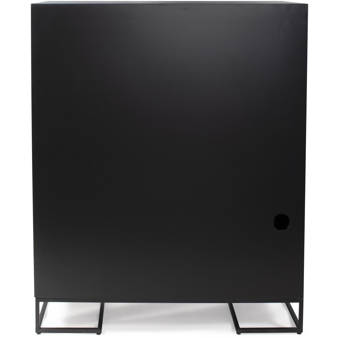 Harlow Black and White Cabinet, Tall
