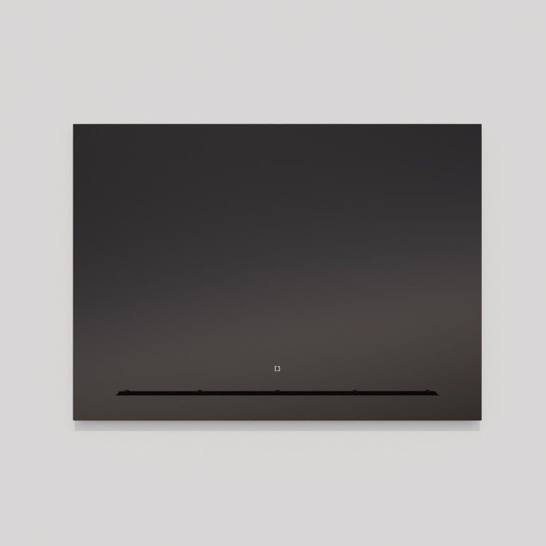 Skylight 36 X 36 inch Black LED Lighted Mirror, Vanita by Oxygen