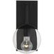 Farmhouse Outdoor Wall Lantern in Black