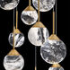 Beyond Quest LED 12 inch Black Multi-Light Pendant Ceiling Light, Linear Canopy
