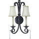 Veranda 2 Light 13 inch Espresso Wall Bracket Wall Light