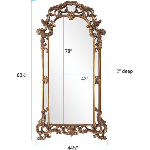 Imperial 83 X 44 inch Mottled Bronze Wall Mirror 