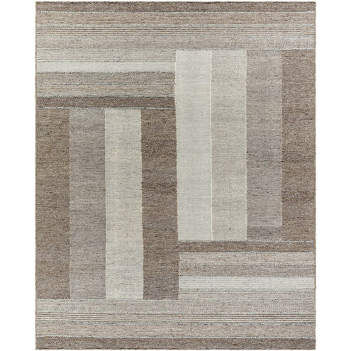 Celtic 90 X 60 inch Warm Grey / Sage / Grey / Prairie Dust / Light Silver Handmade Rug in 5 x 8