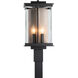 Kingston 4 Light 20.1 inch Coastal White and Translucent Soft Gold Outdoor Post Light