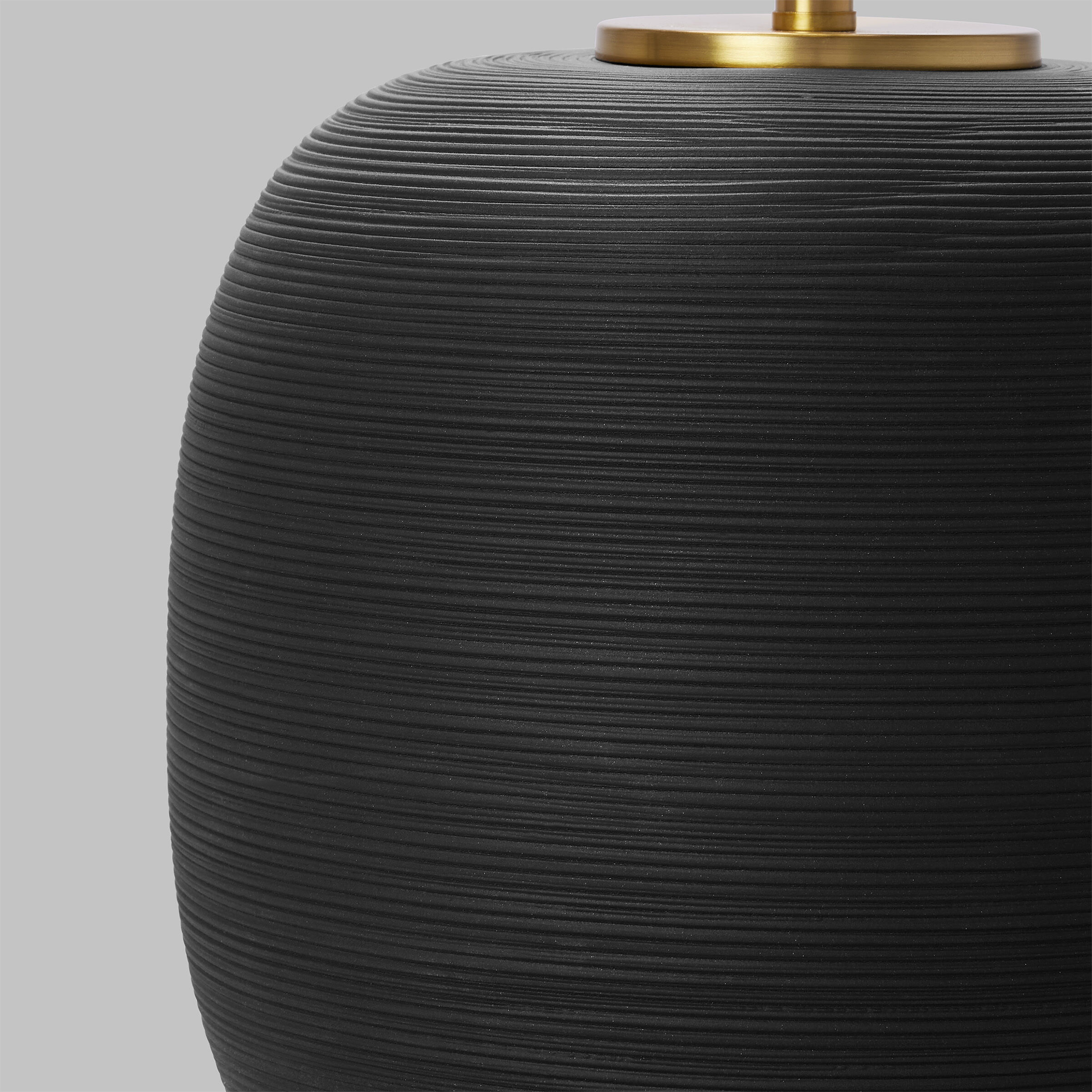 Hable Fanny 22.63 inch 9.00 watt Rough Black Ceramic Table Lamp Portable Light