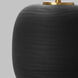 Hable Fanny 22.63 inch 9.00 watt Rough Black Ceramic Table Lamp Portable Light