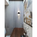 Slice 1 Light 4.13 inch Black ADA Wall Sconce Wall Light