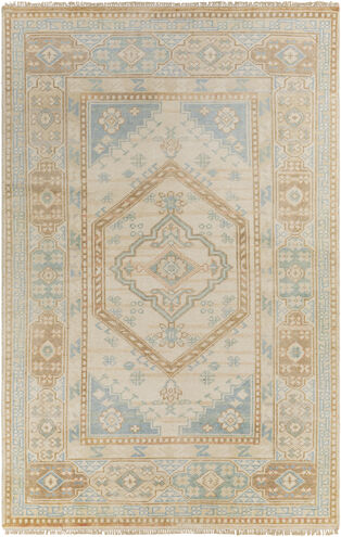Anadolu 108 X 72 inch Ice Blue Rug, Rectangle