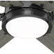 Gravity 60 inch Matte Black with Dark Gray Oak/Matte Black Blades Ceiling Fan