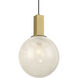 Narra 1 Light 12 inch Legacy Brass Pendant Ceiling Light