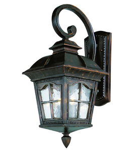 Briarwood 3 Light 26 inch Antique Rust Outdoor Wall Lantern