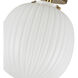 Alora Mood Cherise 1 Light 11.88 inch Brushed Gold Semi-Flush Mount Ceiling Light