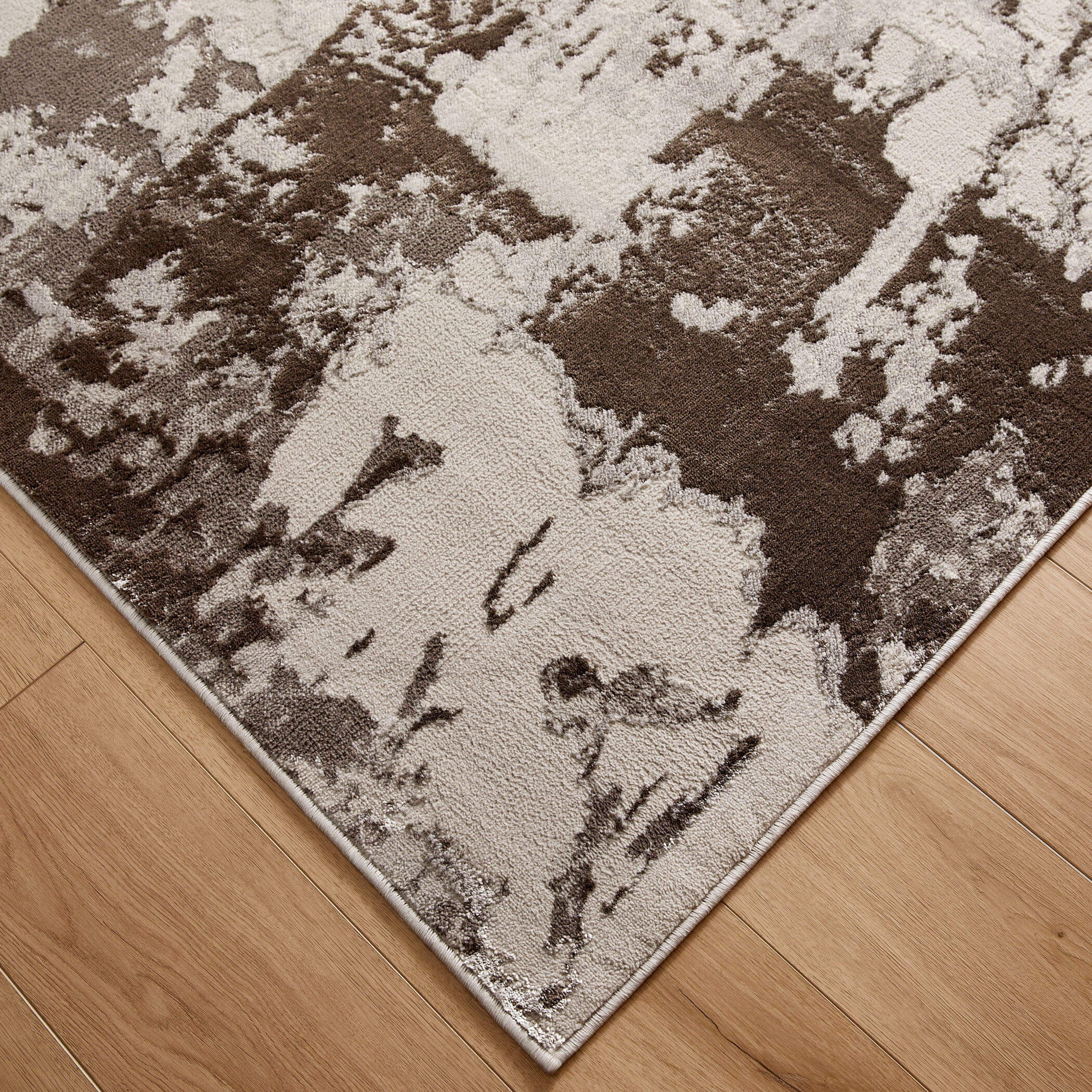 Ayda 36 X 24 inch Black/Grey Rug in 2 x 3