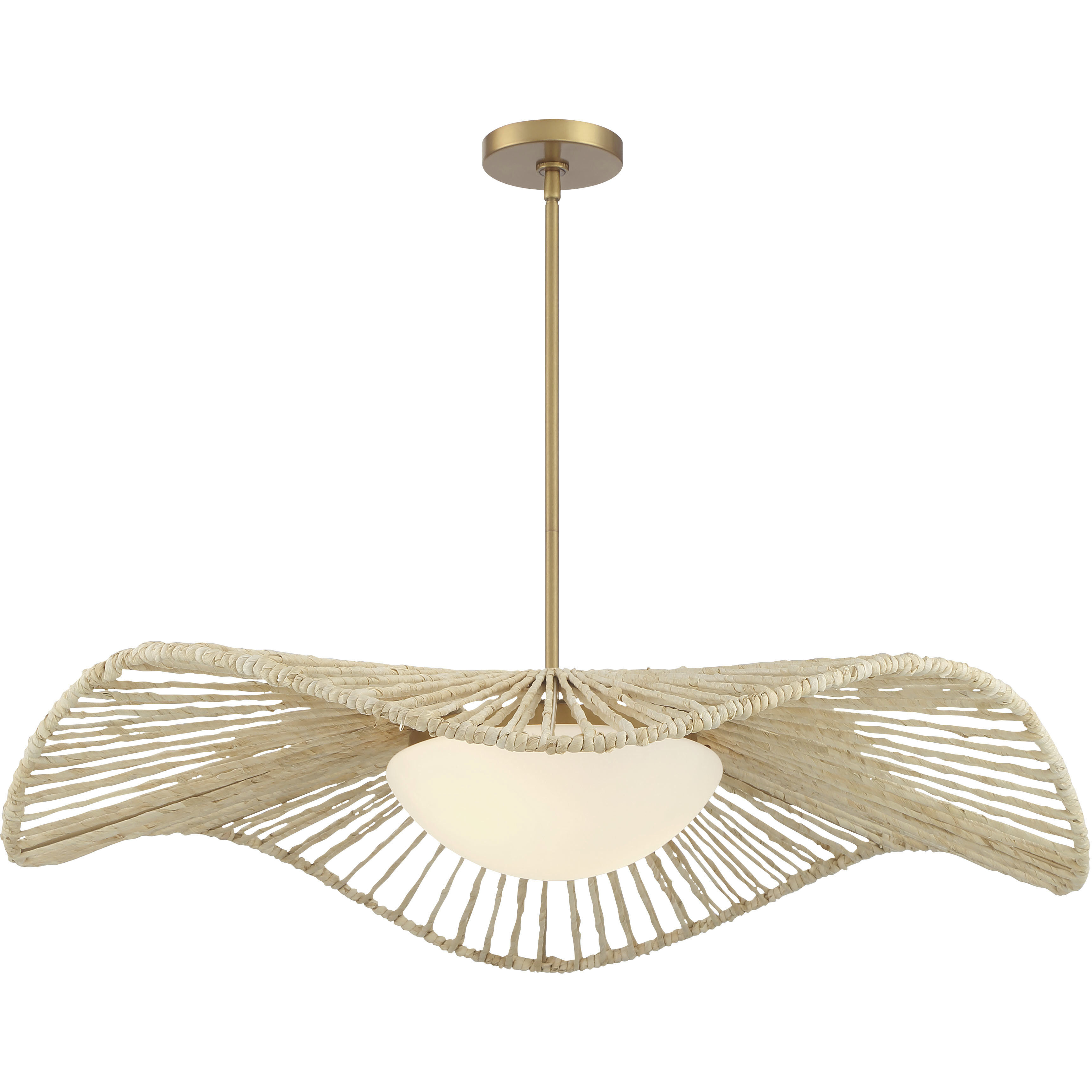Longfield 2 Light 36 inch Legacy Brass Pendant Ceiling Light
