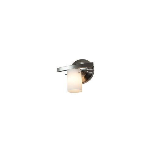 Sydney 1 Light 8 inch Chrome Wall Sconce Wall Light in Opal, 7.5 inch