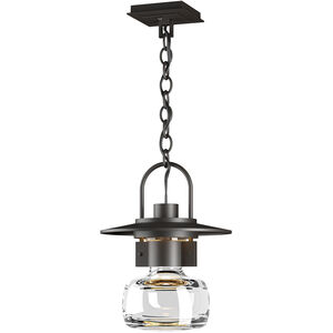 Mason 1 Light 11.3 inch Coastal Oil Rubbed Bronze Outdoor Ceiling Fixture, Large