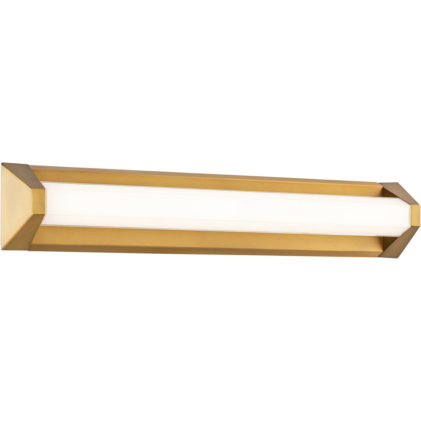 Swale Indoor Wall Lighting in 2700K, Aged Brass